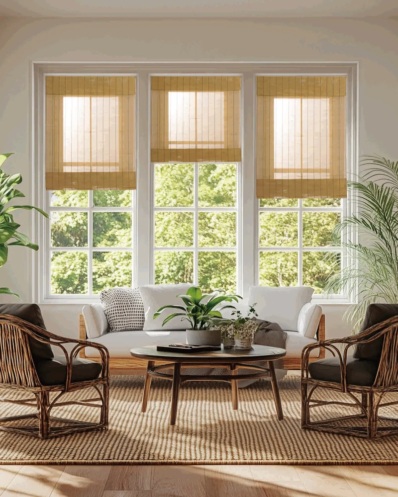 Toni Bamboo Woven Shade - Light