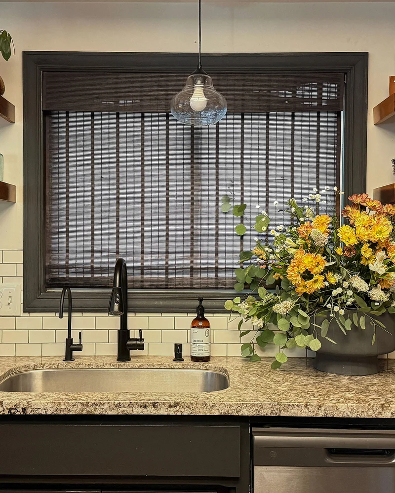 Hana Bamboo Woven Shade - Bark