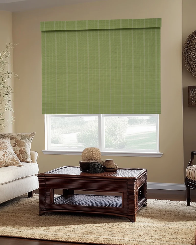 Hana Bamboo Woven Shade - Green