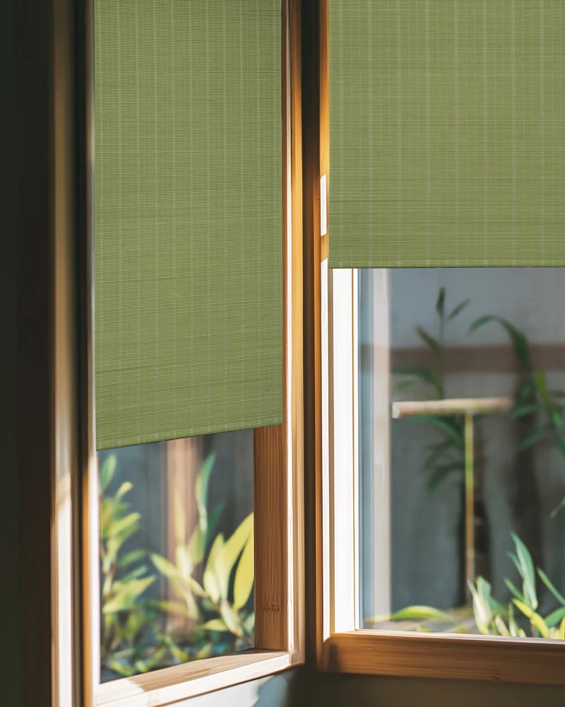 Hana Bamboo Woven Shade - Green