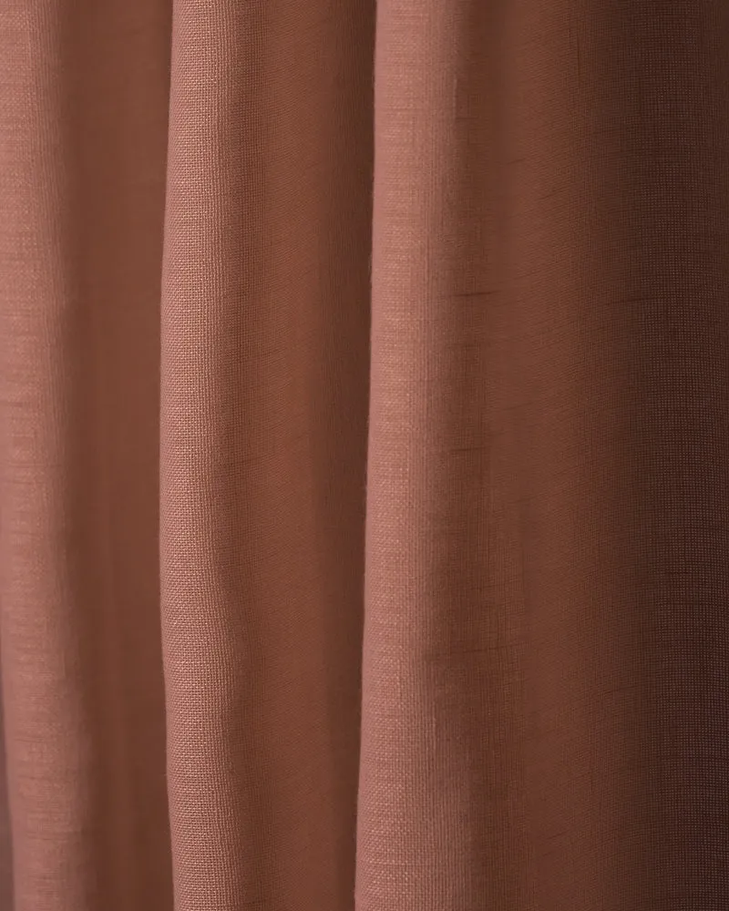 Yarn Linen Look Sheer Fabric Swatches