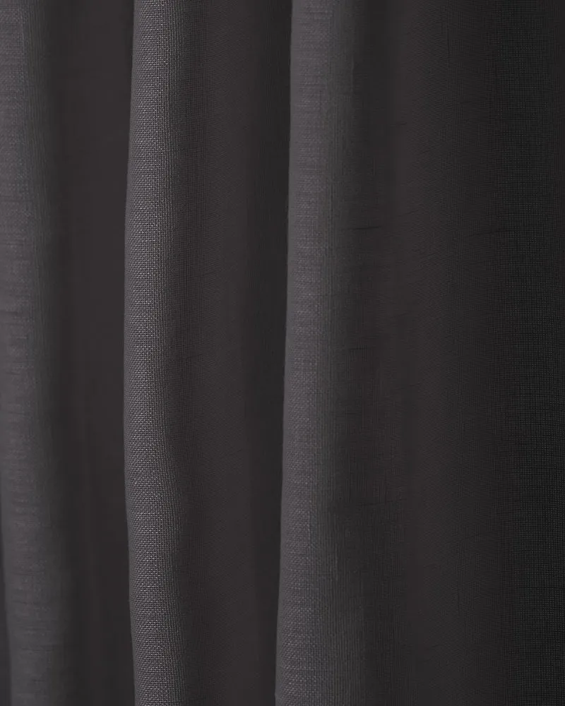 Yarn Linen Look Sheer Fabric Swatches