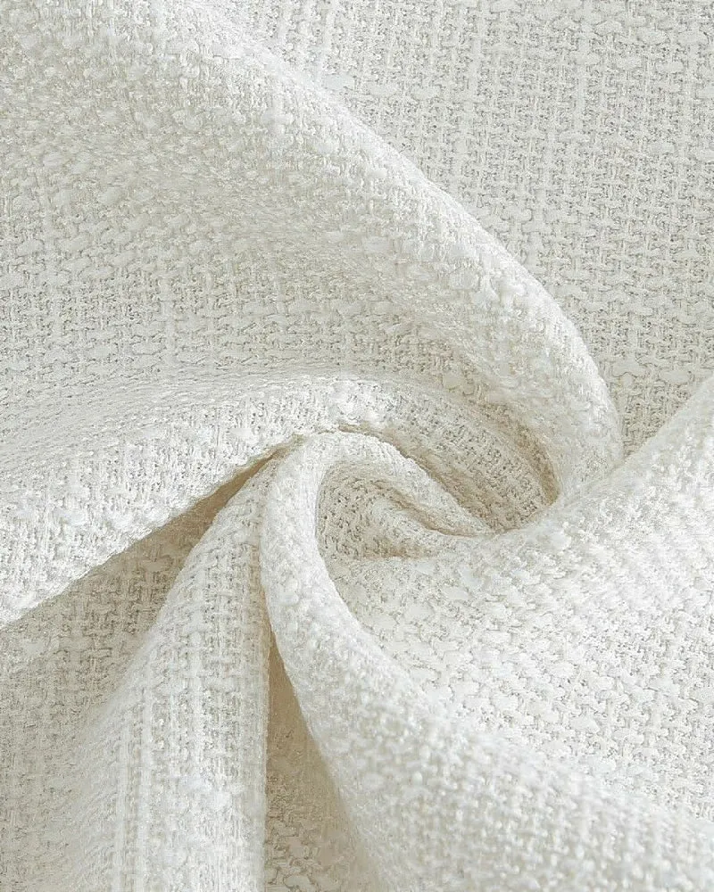 Traunsee Cotton Blend Textured Fabric Swatches