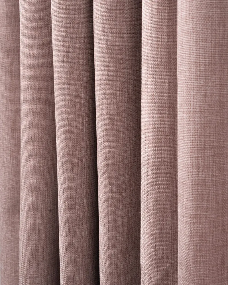 Florence 4 Layers OEKO Heavyweight Soundproof Thermal 100% Blackout Woven Textured Custom Curtain