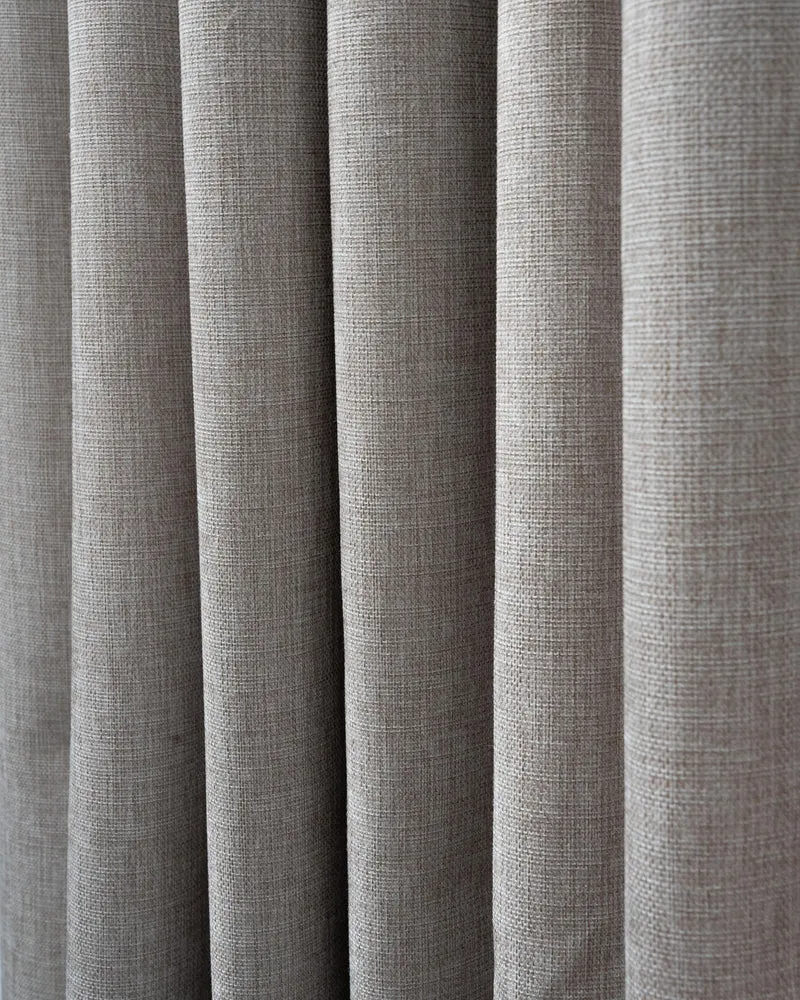 Florence 4 Layers OEKO Heavyweight Soundproof Thermal 100% Blackout Woven Textured Custom Curtain