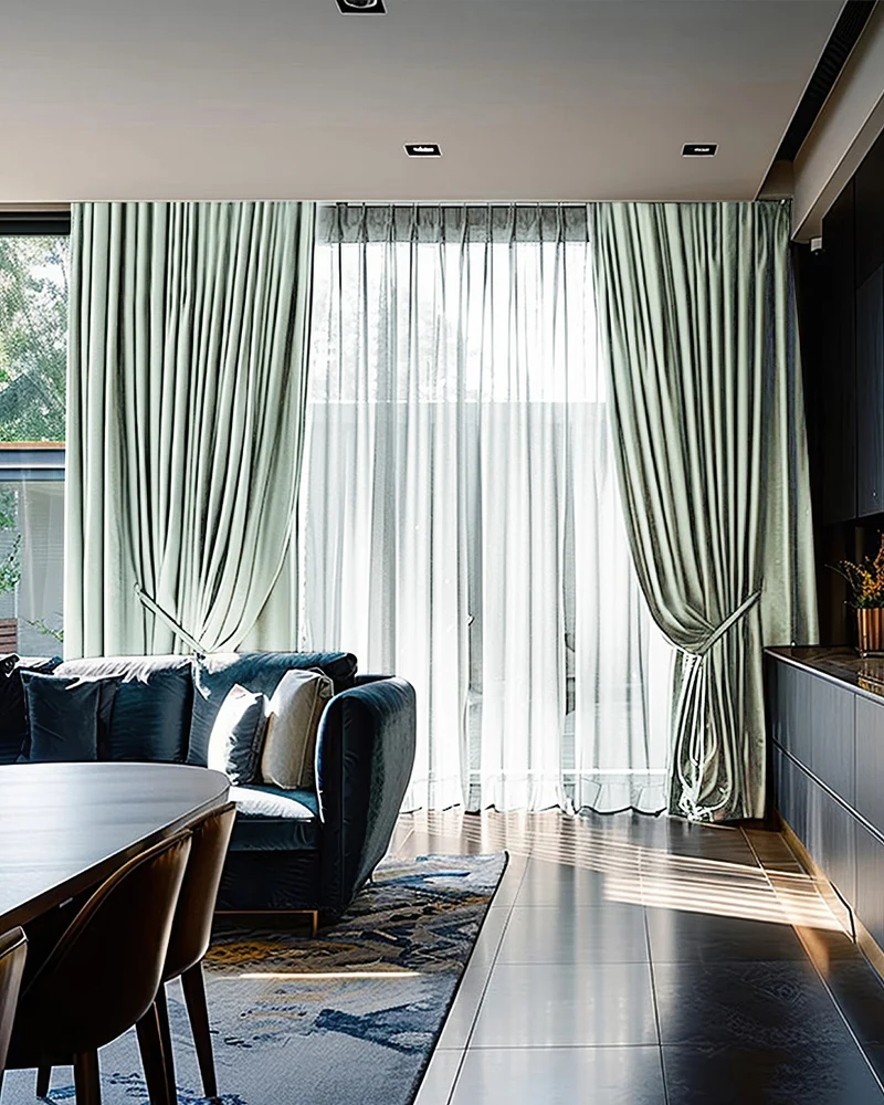 Quinn 100% Blackout OEKO Heavyweight Velvet Custom Curtain