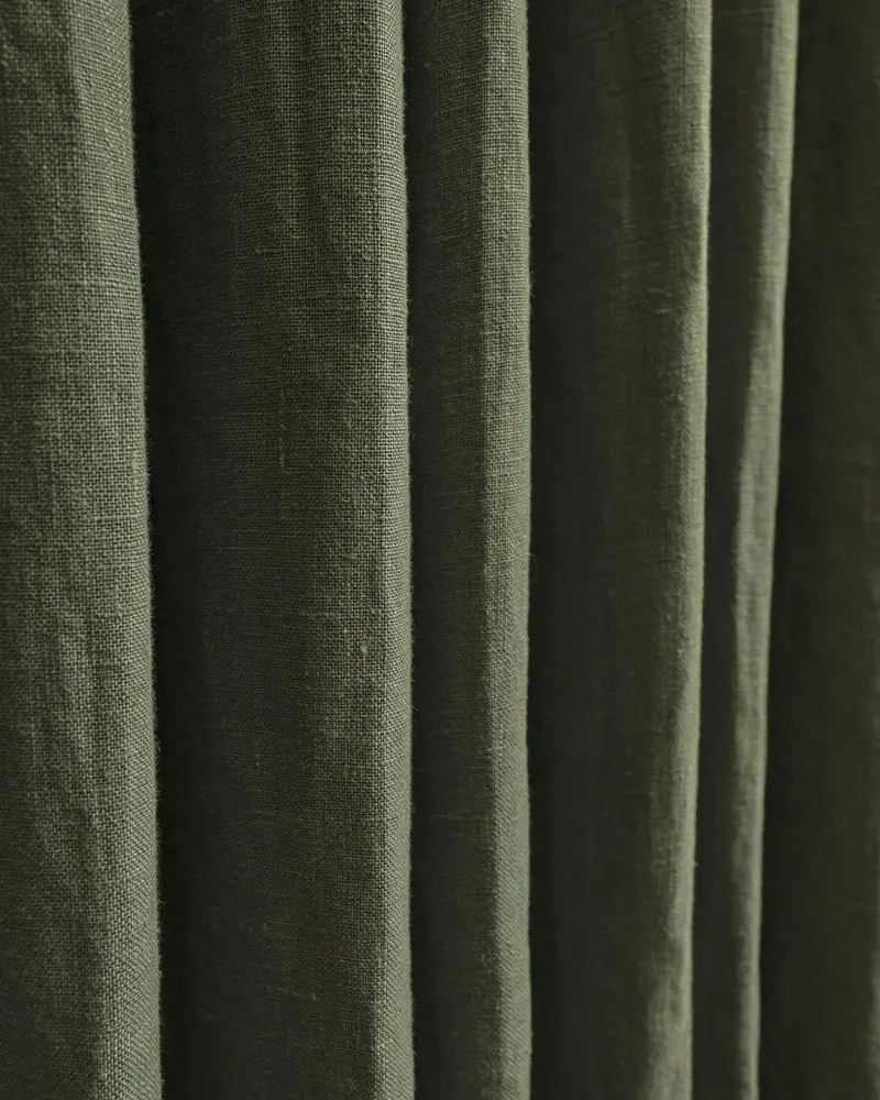 Helena 100% Linen Custom Curtains