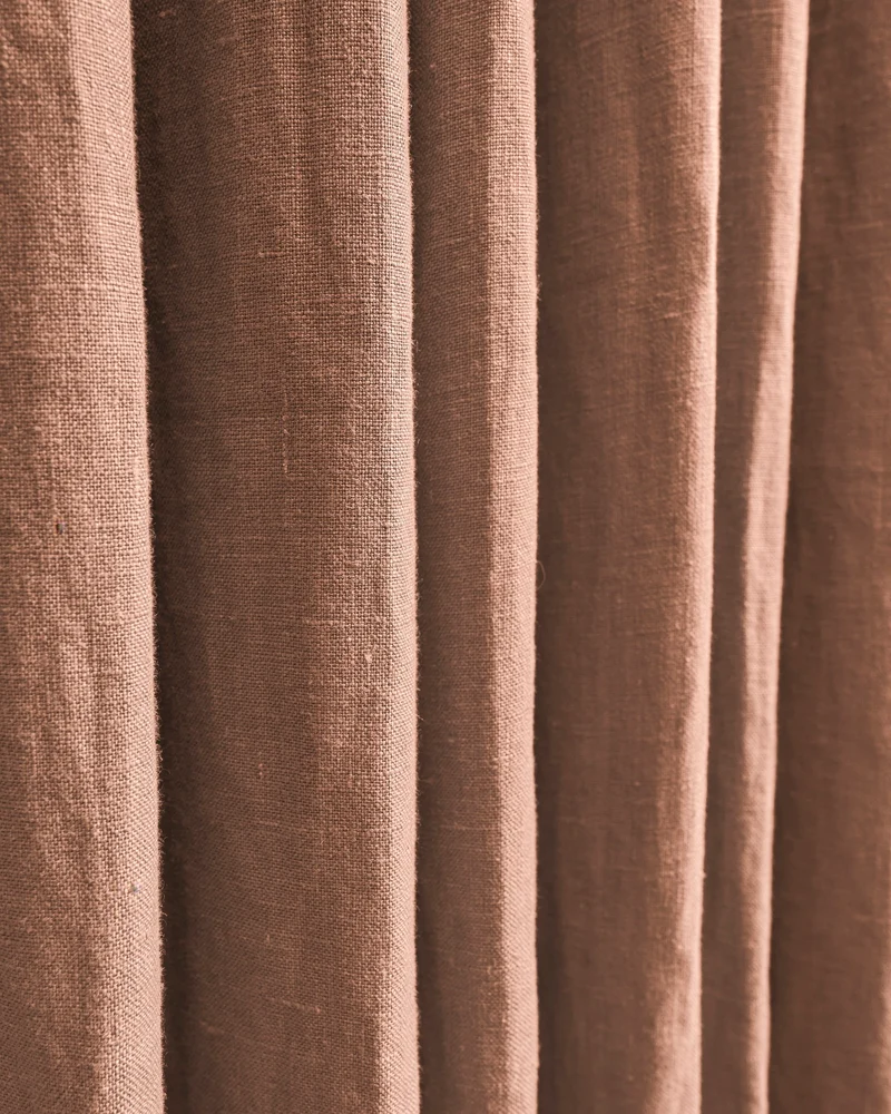 Helena 100% Linen Custom Curtains