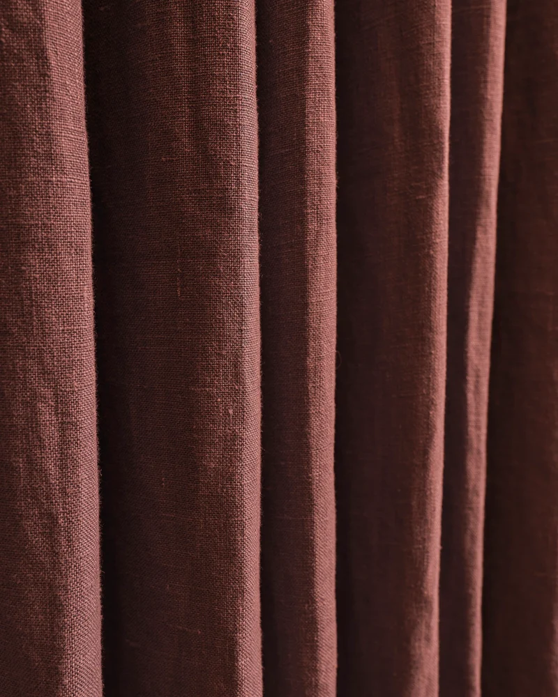 Helena 100% Linen Custom Curtains