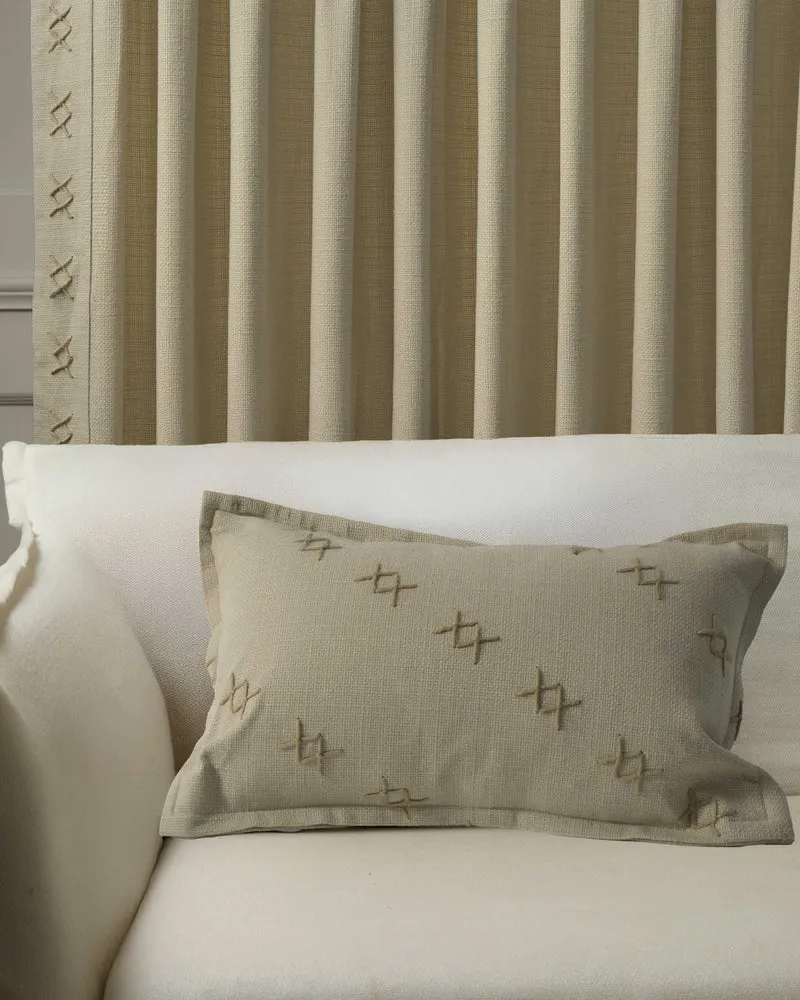 Arden Textured Yarn Stitched Lumbar Pillowcase