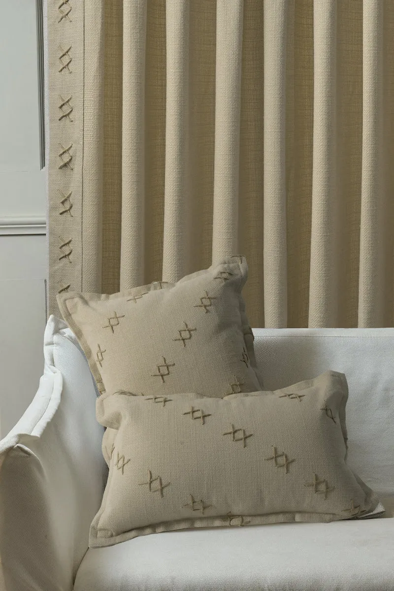 Arden Textured Yarn Stitched Lumbar Pillowcase
