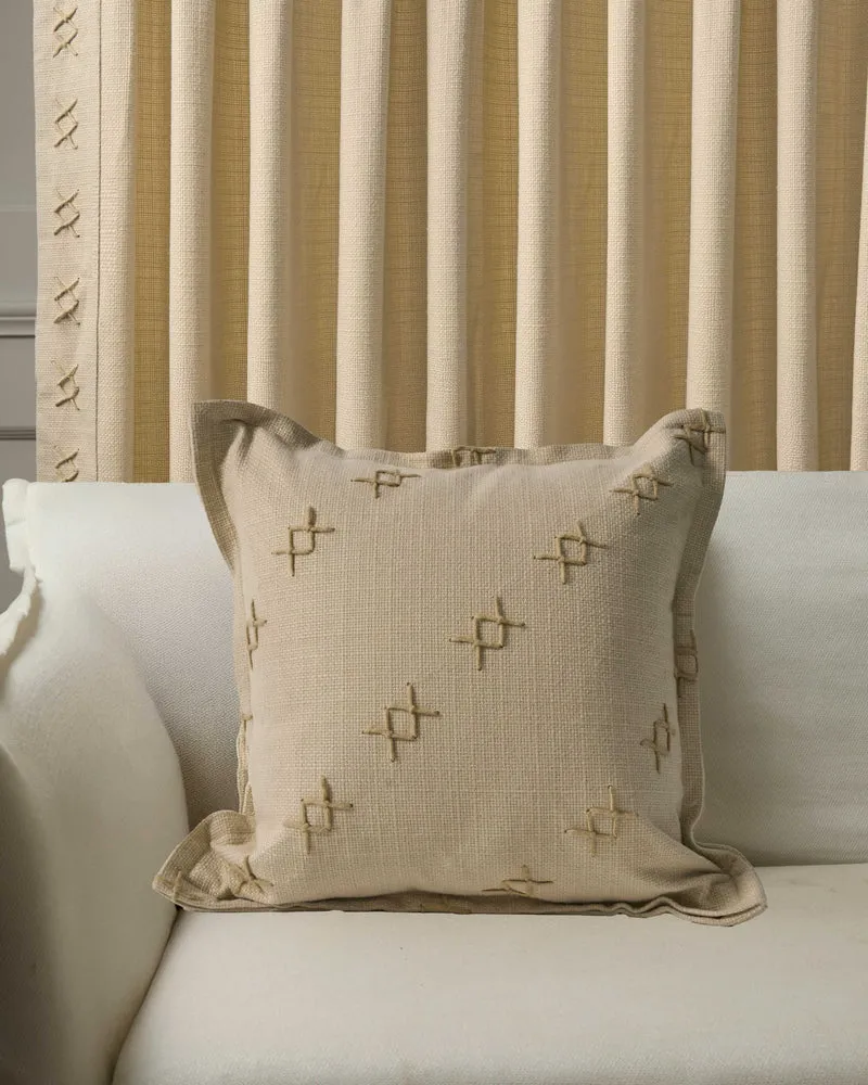 Arden Textured Yarn Stitched Throw Pillowcase