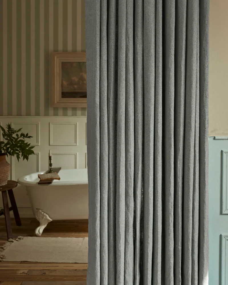 Helena 100% Linen Custom Curtains