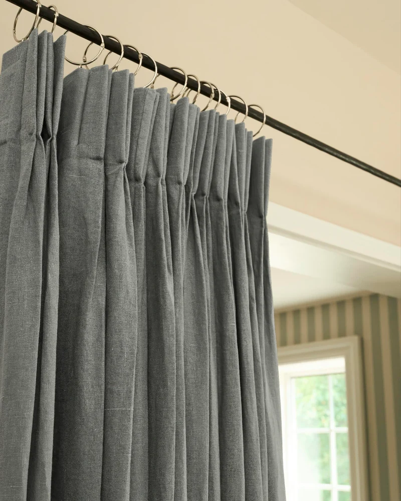 Helena 100% Linen Custom Curtains