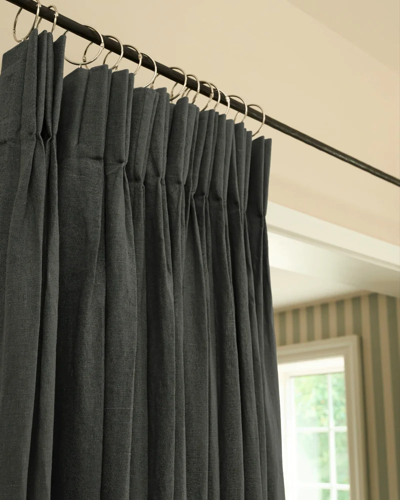 Helena 100% Linen Custom Curtains