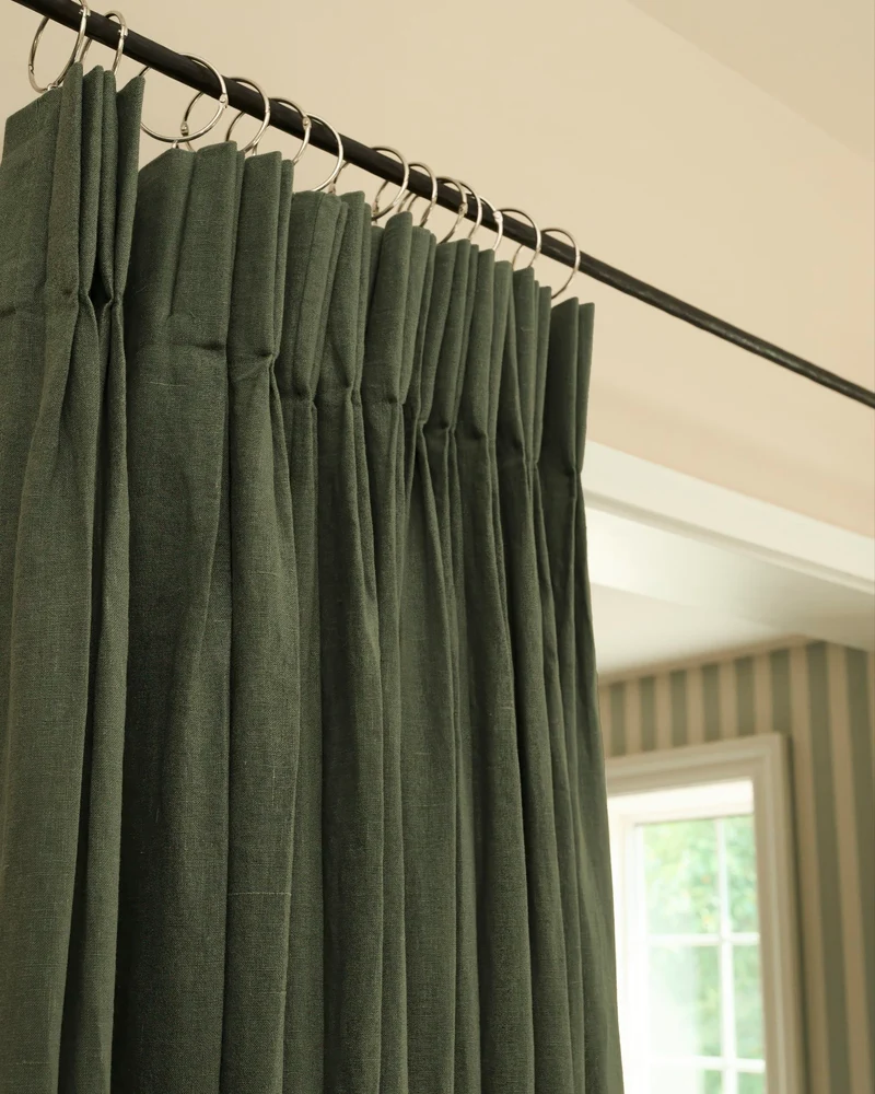 Helena 100% Linen Custom Curtains