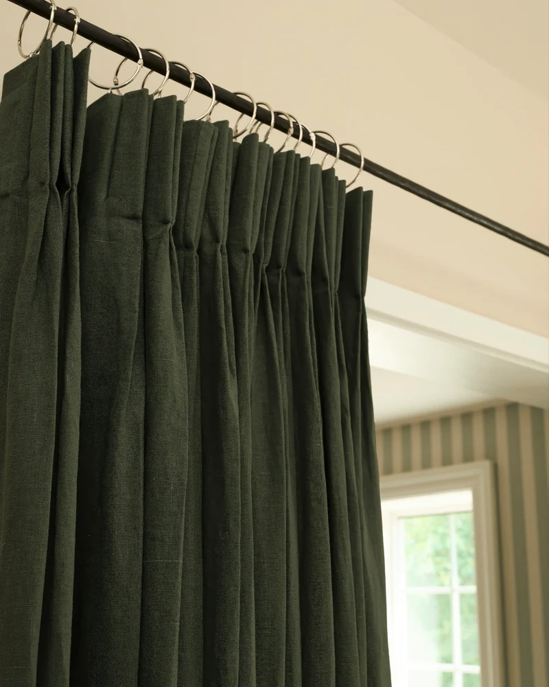 Helena 100% Linen Custom Curtains