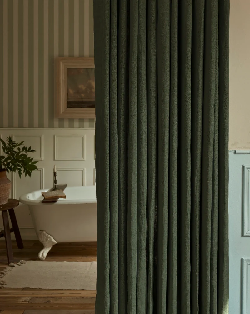 Helena 100% Linen Custom Curtains