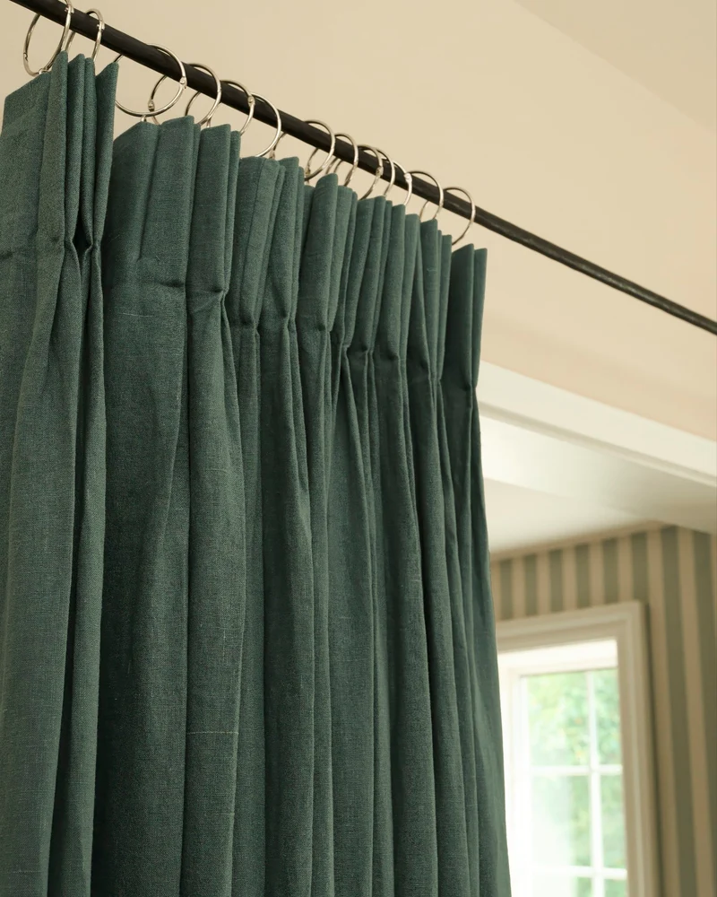 Helena 100% Linen Custom Curtains