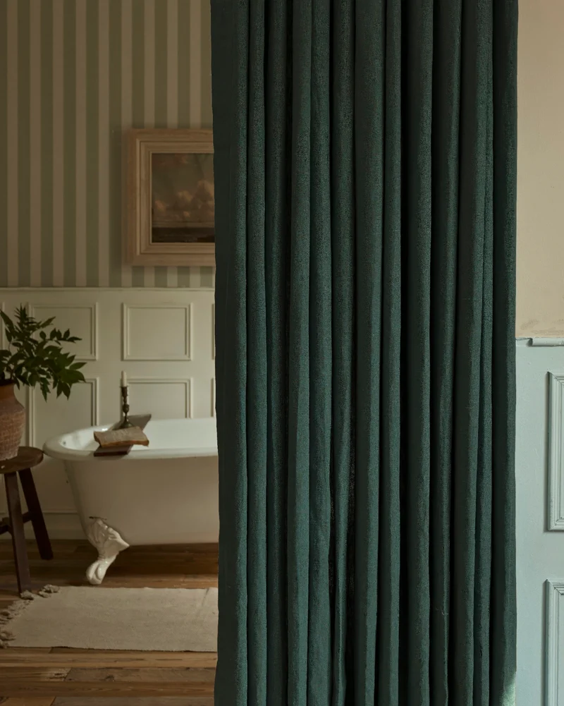 Helena 100% Linen Custom Curtains
