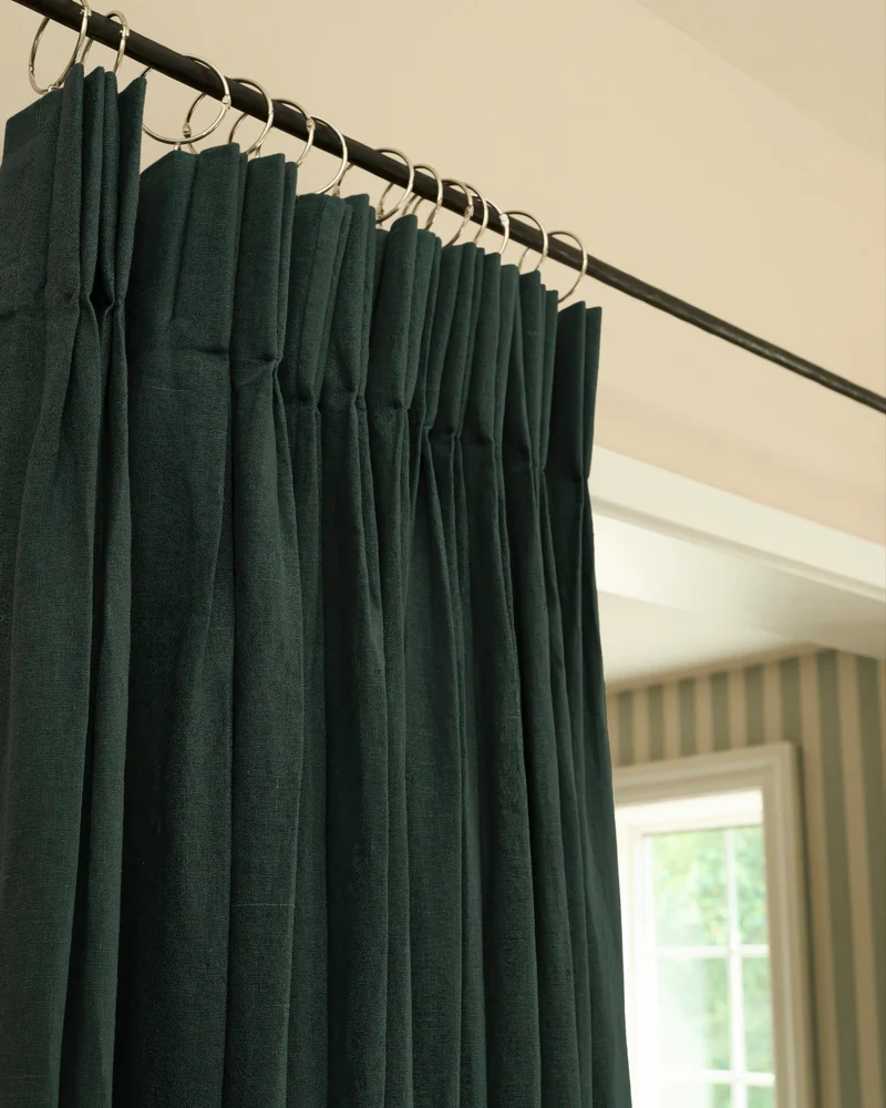 Helena 100% Linen Custom Curtains