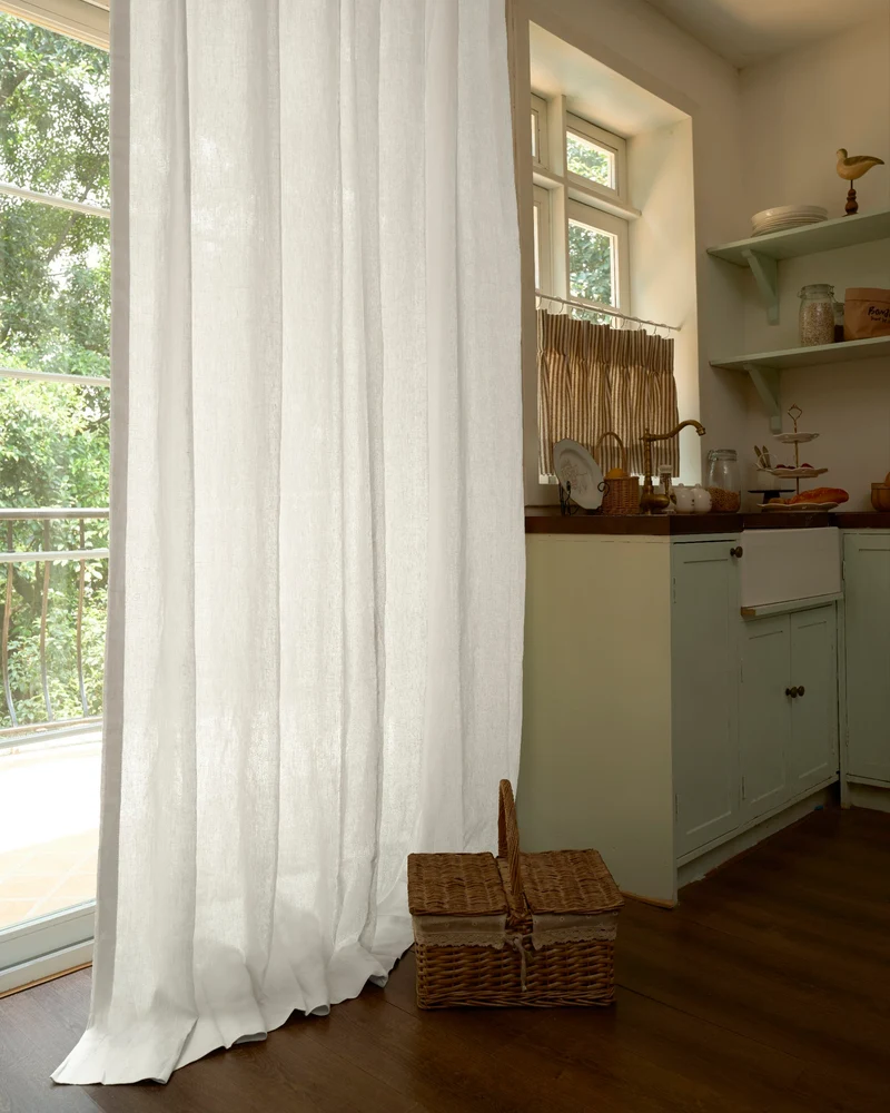 Helena 100% Linen Custom Curtains