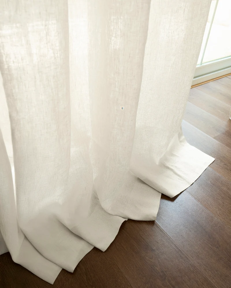 Helena 100% Linen Custom Curtains