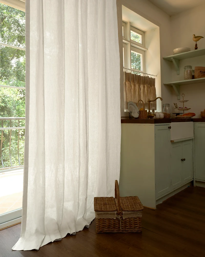 Helena 100% Linen Custom Curtains