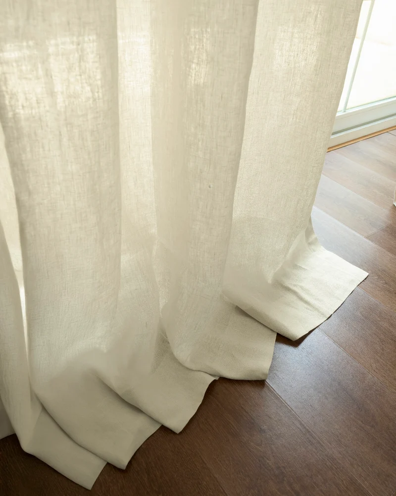Helena 100% Linen Custom Curtains