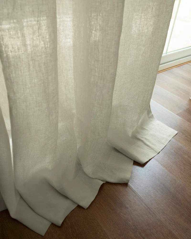 Helena 100% Linen Custom Curtains