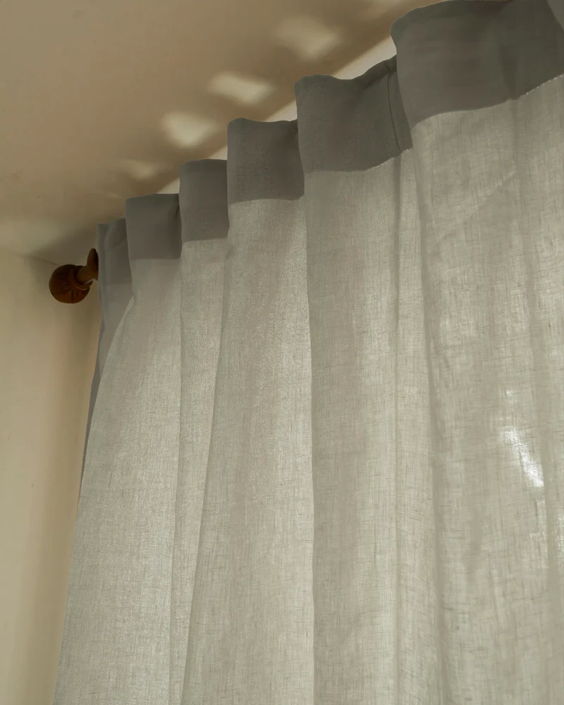 Helena 100% Linen Custom Curtains