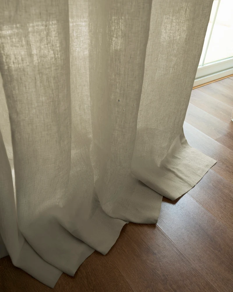 Helena 100% Linen Custom Curtains