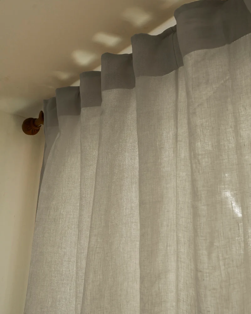 Helena 100% Linen Custom Curtains