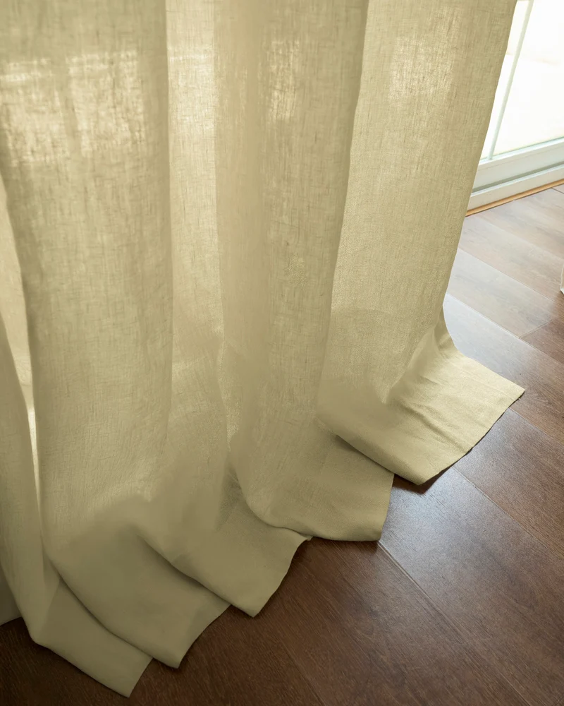 Helena 100% Linen Custom Curtains