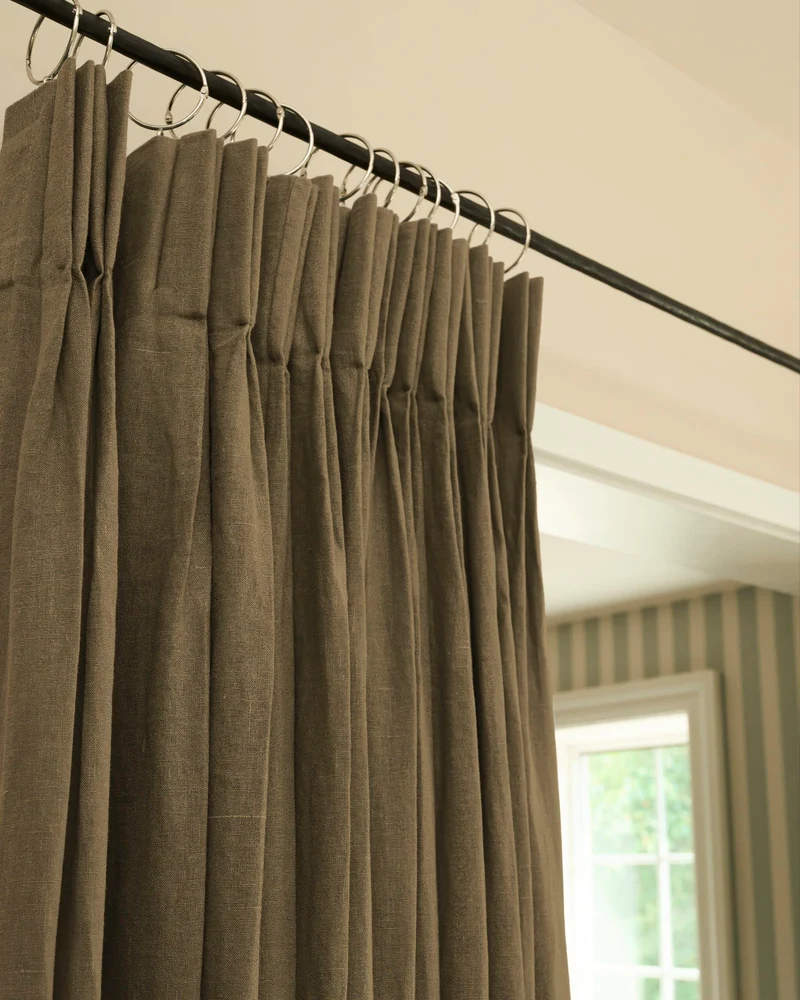 Helena 100% Linen Custom Curtains