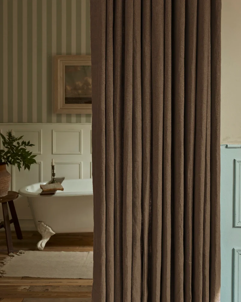 Helena 100% Linen Custom Curtains