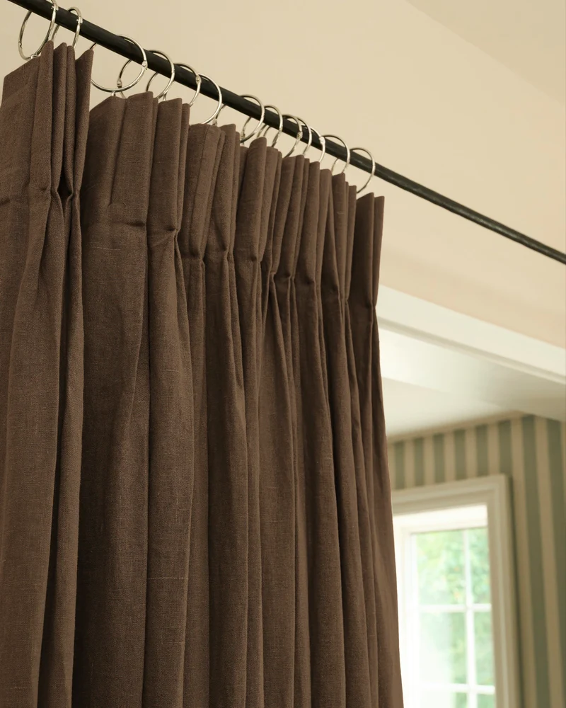 Helena 100% Linen Custom Curtains