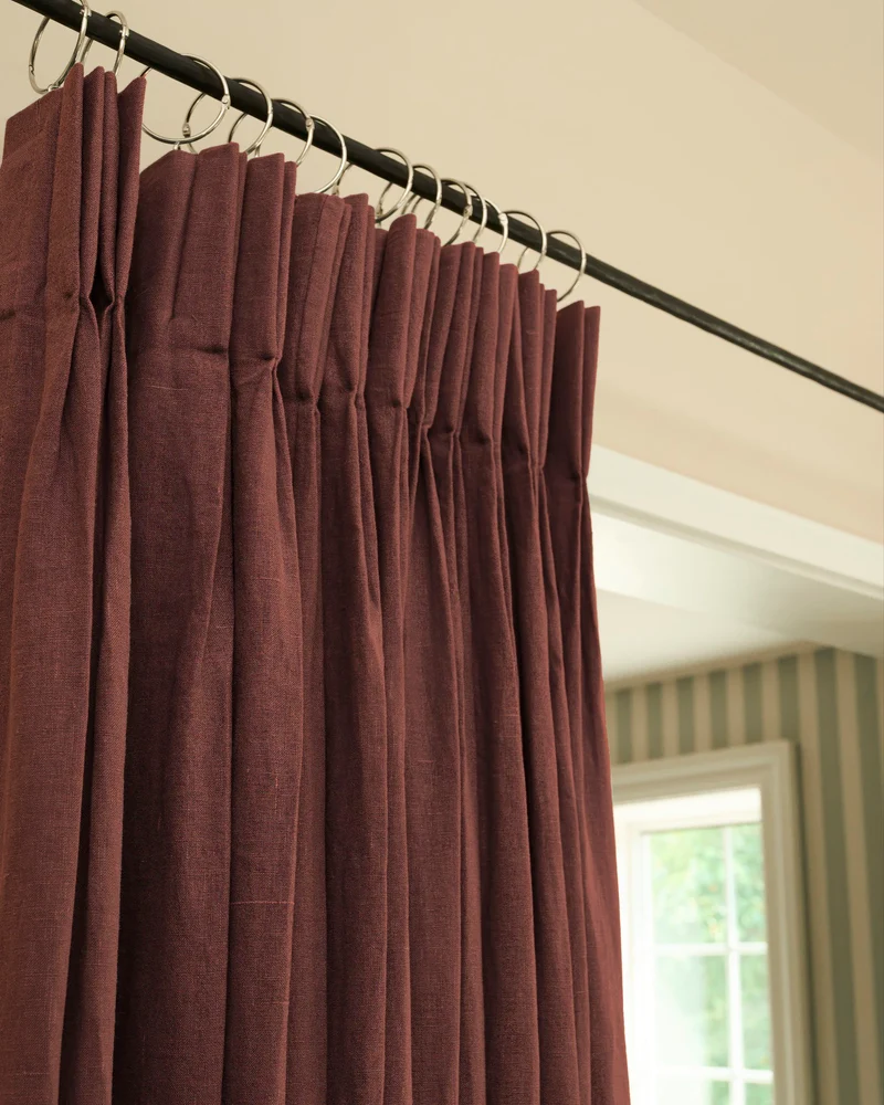 Helena 100% Linen Custom Curtains