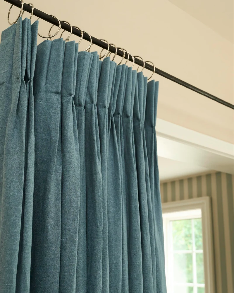 Helena 100% Linen Custom Curtains