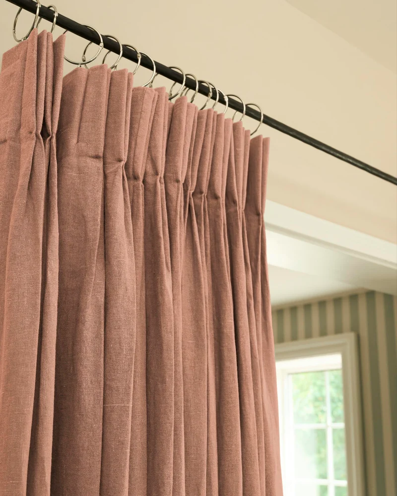 Helena 100% Linen Custom Curtains