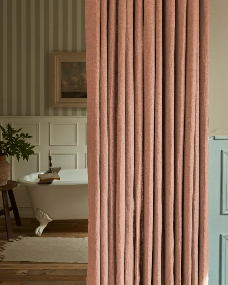 Helena 100% Linen Custom Curtains