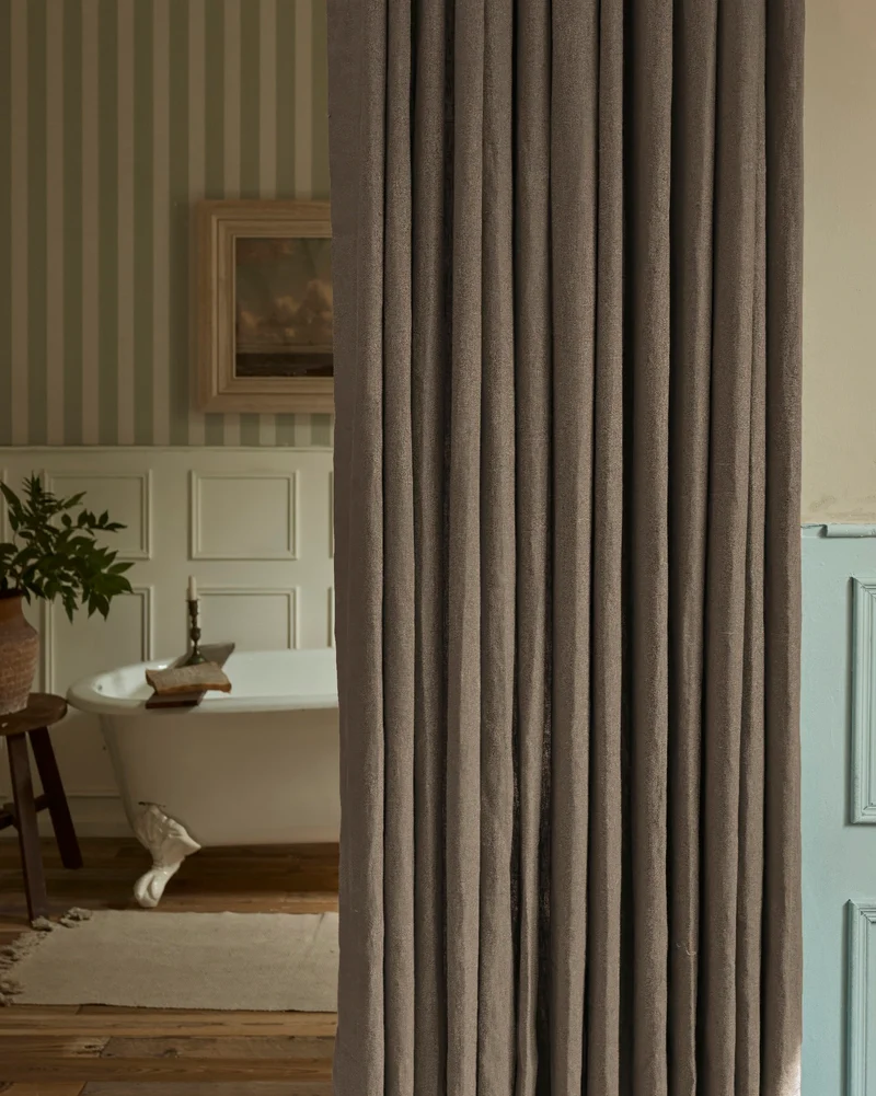 Helena 100% Linen Custom Curtains