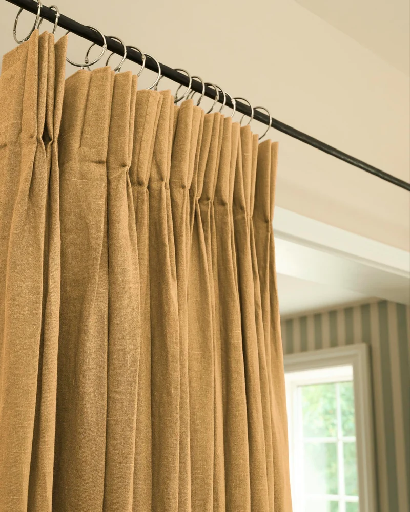 Helena 100% Linen Custom Curtains