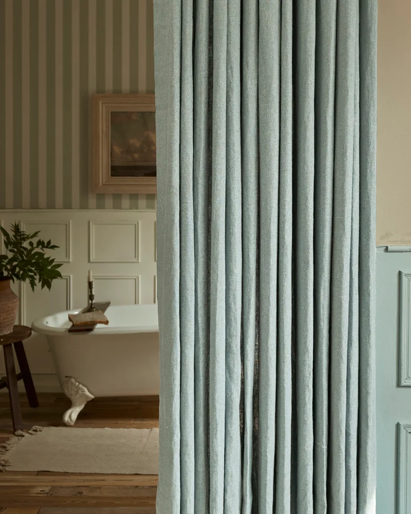 Helena 100% Linen Custom Curtains