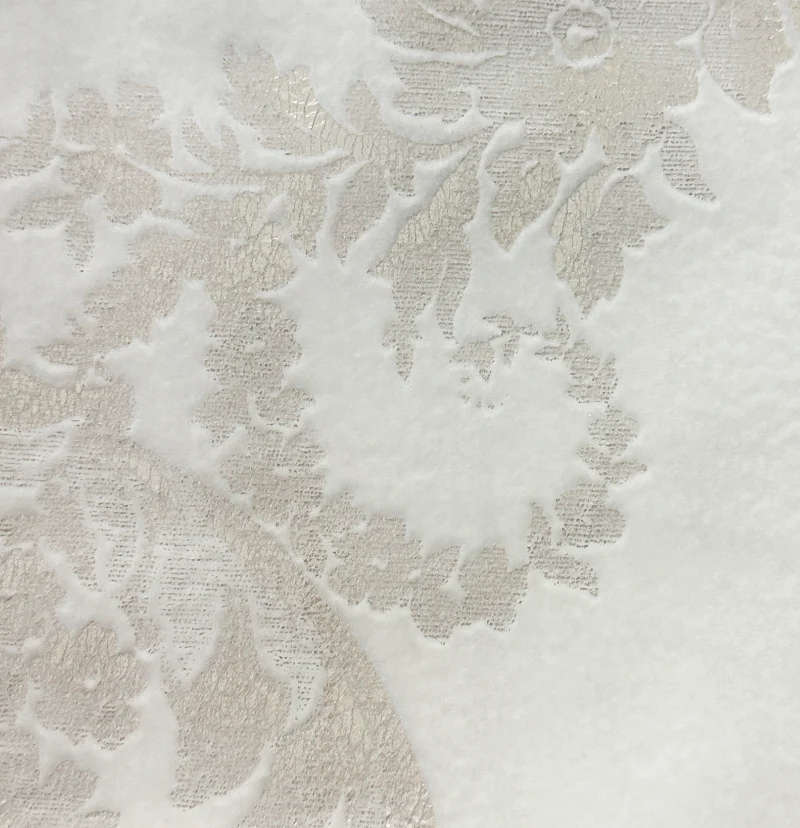 Tuscany Foil Printed Velvet Floral Patterned Custom Curtain | Designed in Italy