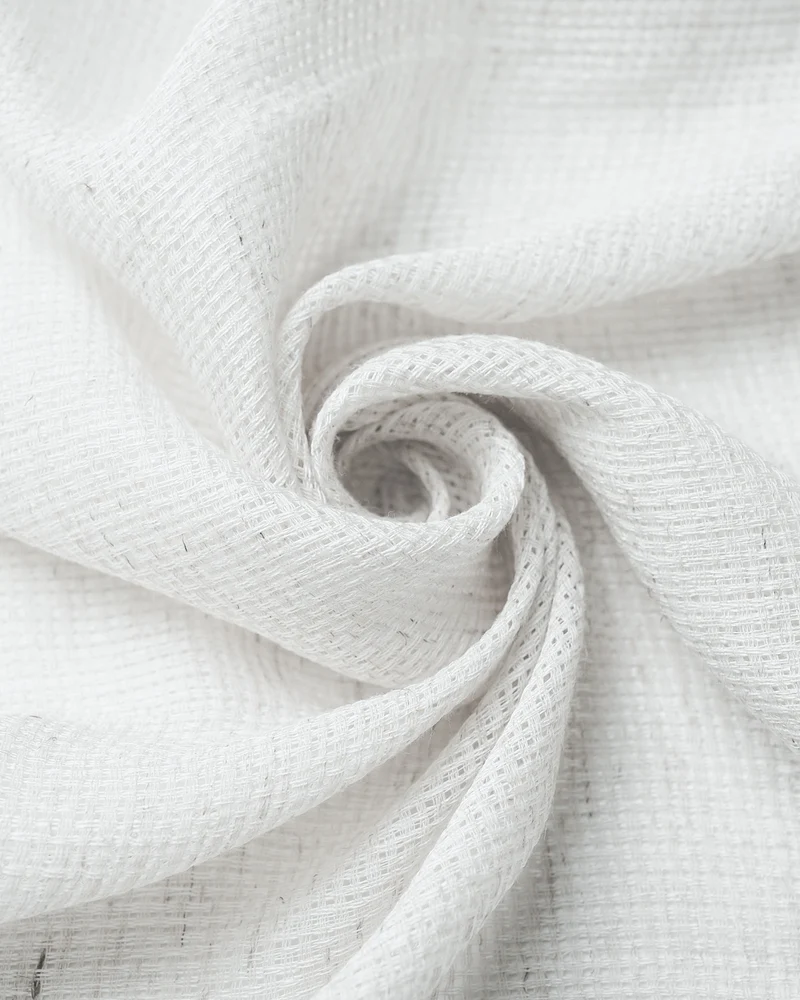 Wengen Linen & Cotton Blend Airy Sheer Custom Cafe Curtain
