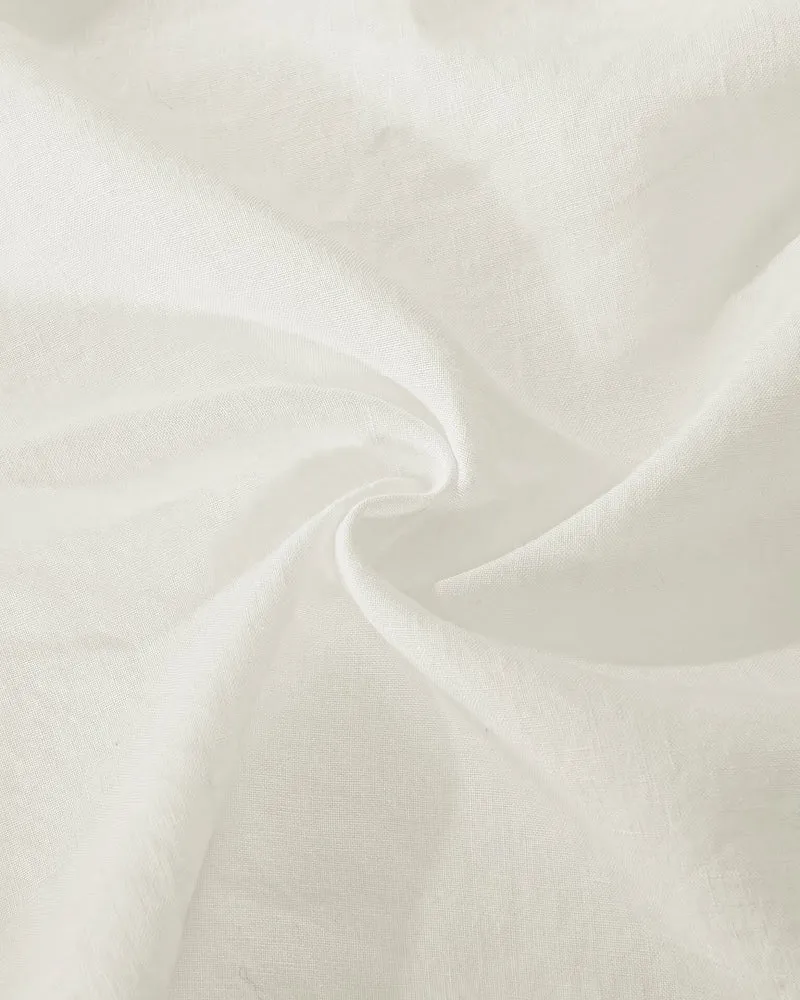 Kyoto 100% Linen Semi Sheer Custom Cafe Curtain