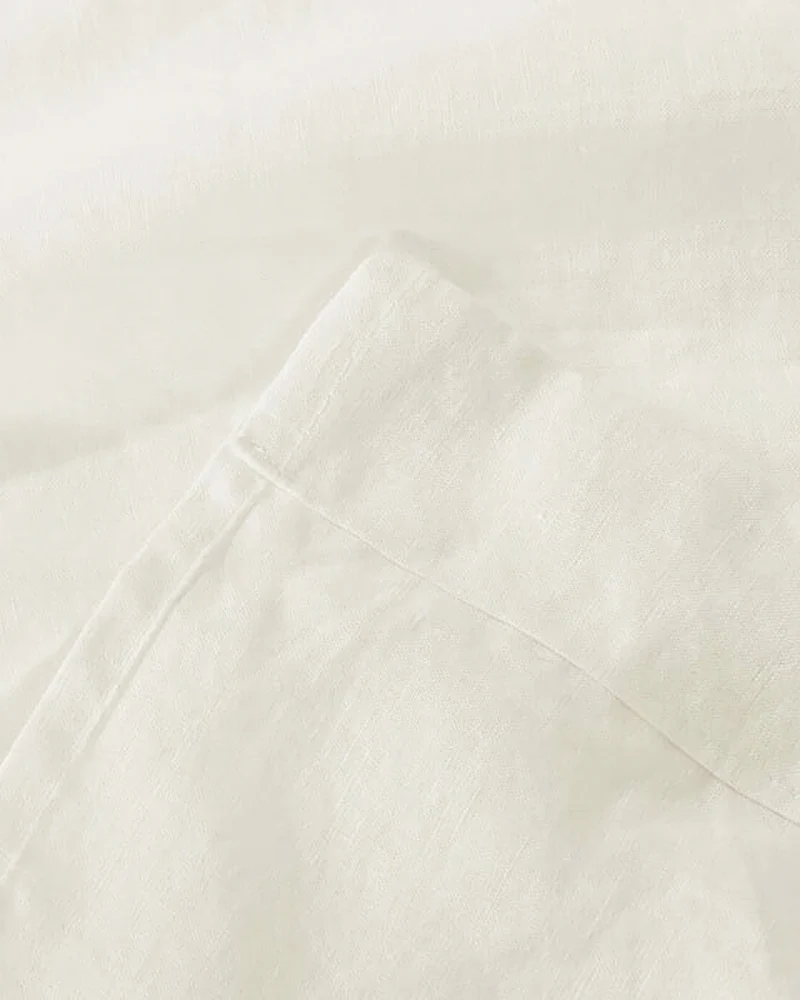 Kyoto 100% Linen Semi Sheer Custom Cafe Curtain