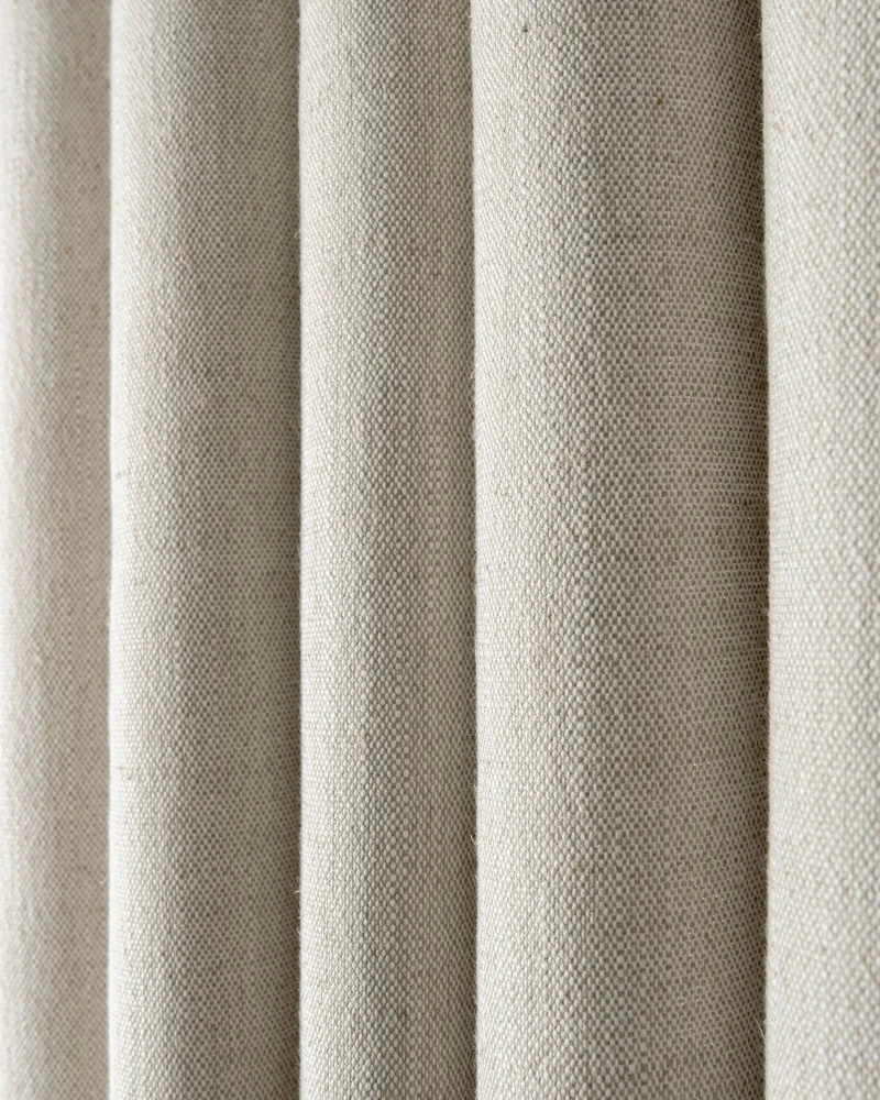 Sally Linen Blend Custom Cafe Curtain