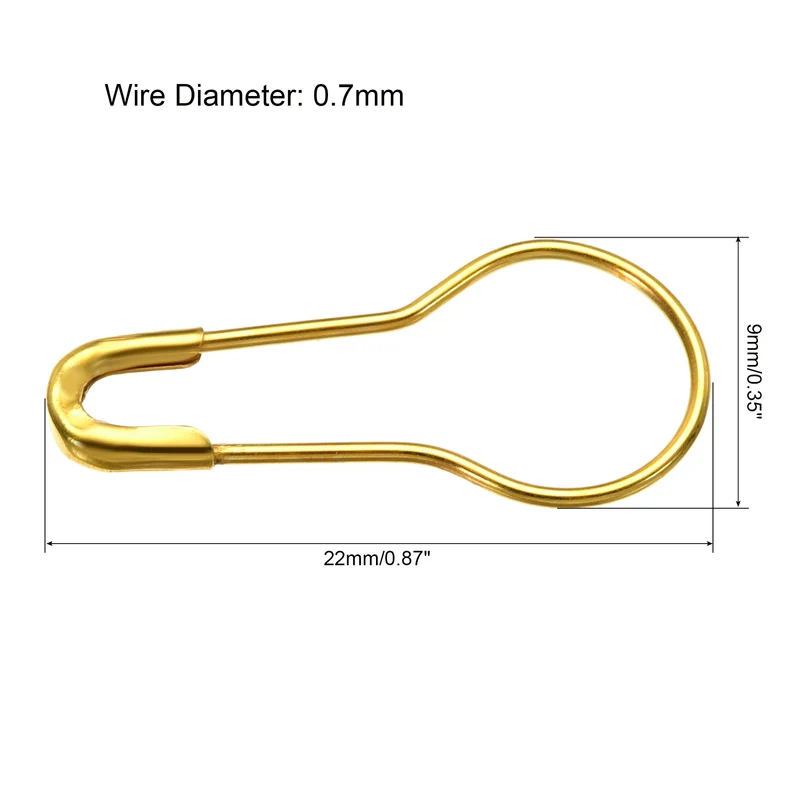 Bulb Safety Pins Gourd Metal Sewing Pins